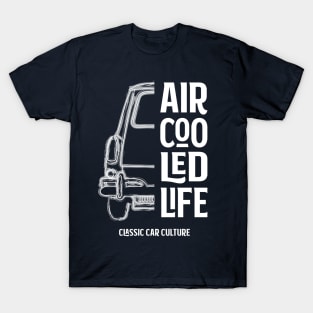 Aircooled Life Type 3 Square Back - Classic Car Culture T-Shirt